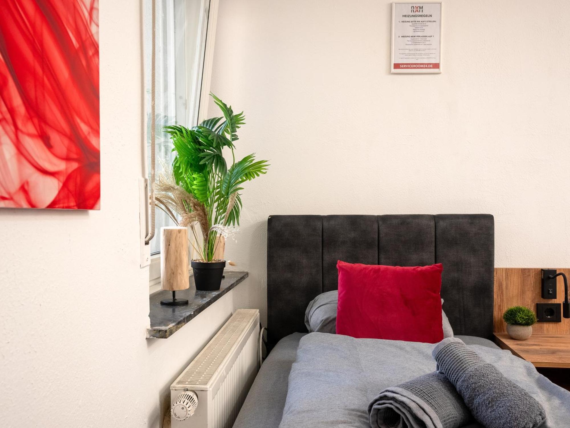 Serviceroom24 - Apartment 4 In Herten Wlan - Smart-Tv - 24-7 Check-In Und Kueche Buitenkant foto